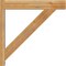 Ekena Millwork Traditional Block Rough Sawn Outlooker, Western Red Cedar, 6"W x 30"D x 30"H OUT06X30X30TRA05RWR - alternate 3